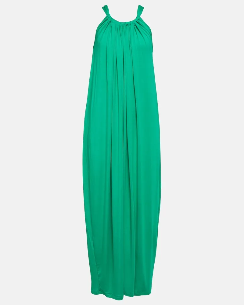 Velvet Abito lungo Cheyenne in jersey Verde