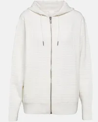 Givenchy Felpa in jacquard di cashmere 4G Bianco