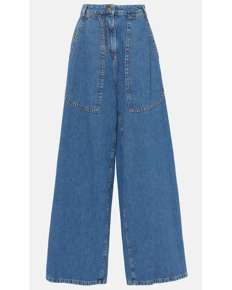 Etro Jeans a gamba larga e vita alta Grigio