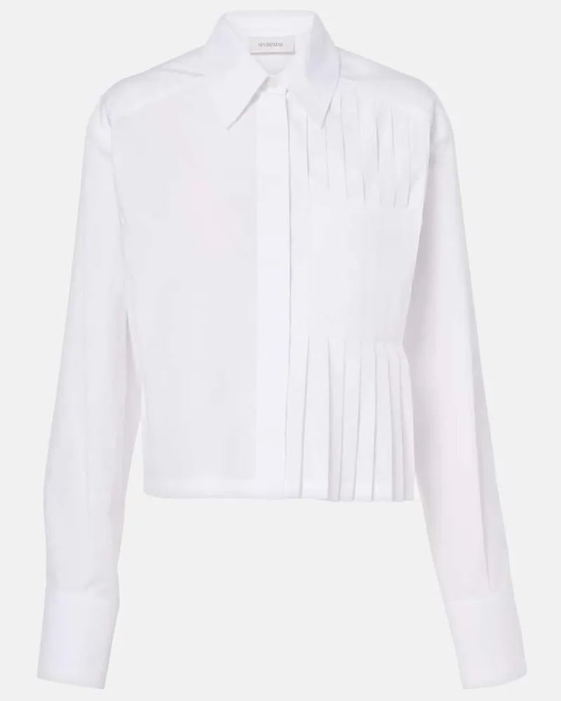 SPORTMAX Camicia Deborah in popeline di cotone Bianco