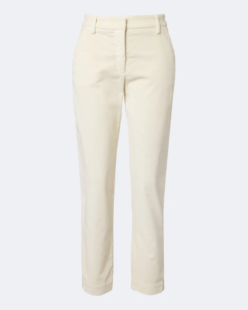 Eleventy Pantaloni New York in misto cotone Bianco