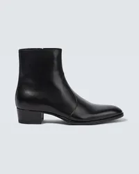 Saint Laurent Stivaletti Wyatt in pelle Nero