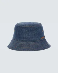 Burberry Cappello da pescatore in denim Blu