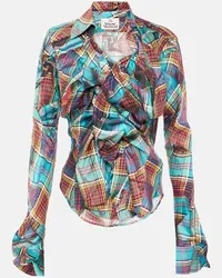 Vivienne Westwood Camicia Drunken in tartan Multicolore