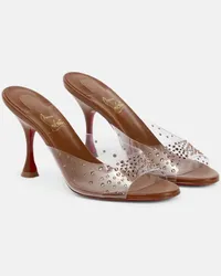 Christian Louboutin Sandali Degramule in pelle Marrone