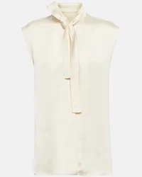 Jil Sander Top in raso Beige