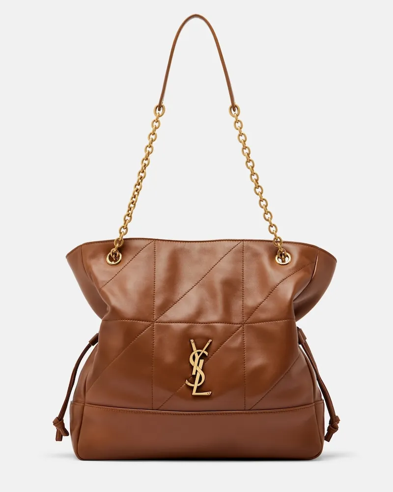 Saint Laurent Shopper Jamie Shopping Small in pelle Marrone