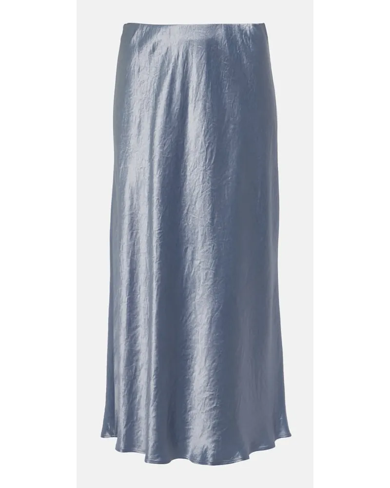 Max Mara Gonna midi Alessio in raso Beige