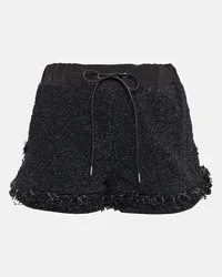 Sacai Shorts in tweed Nero