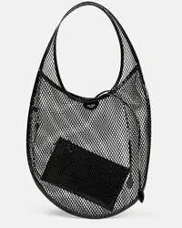 Alaïa Alaïa Borsa One Piece in mesh Nero