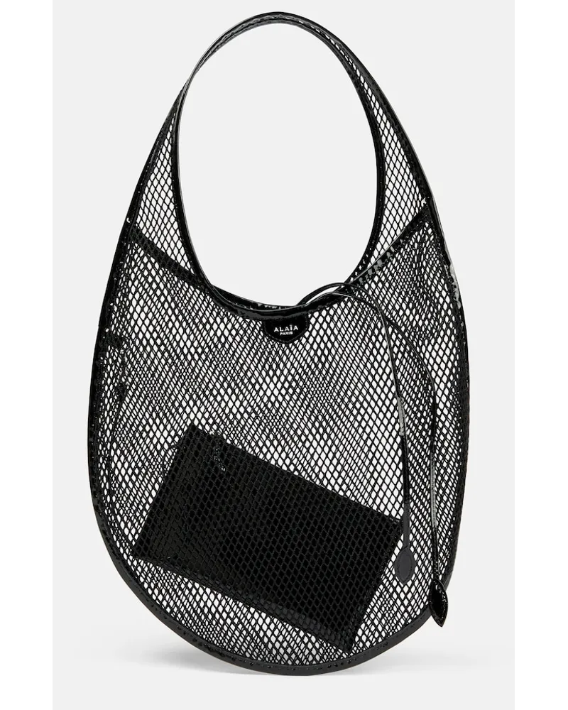 Alaïa AlaÃ¯a Borsa One Piece in mesh Nero