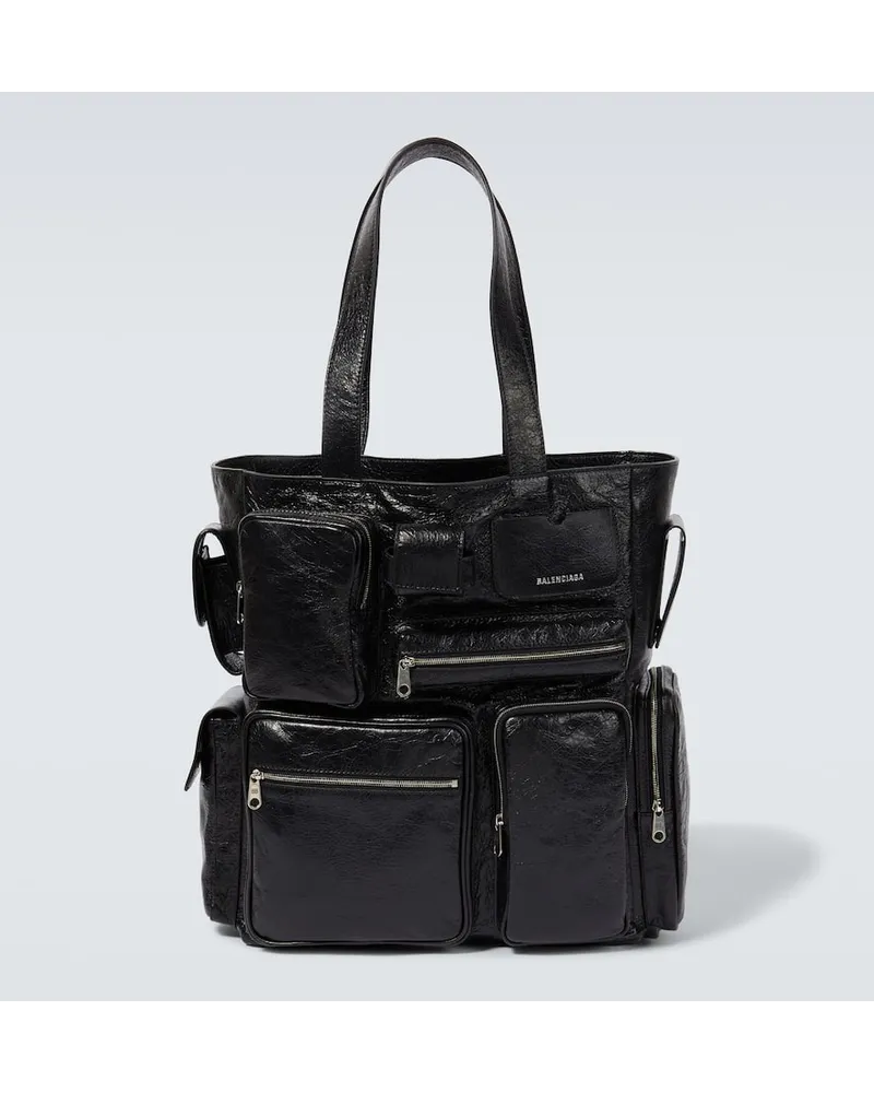 Balenciaga Borsa Superbusy in pelle Nero