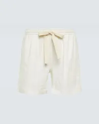 COMMAS Shorts in lino Bianco