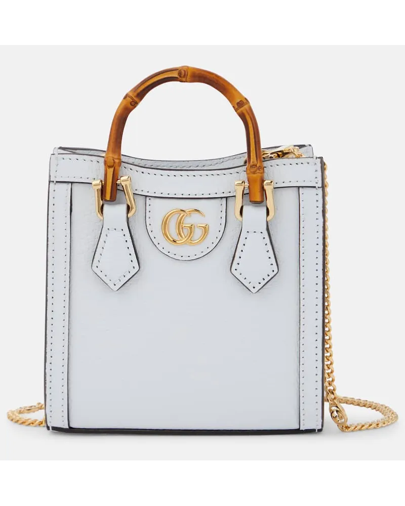 Gucci Borsa Diana Mini in pelle Blu