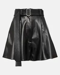 Alex Perry Shorts Pace a vita alta con pince Nero