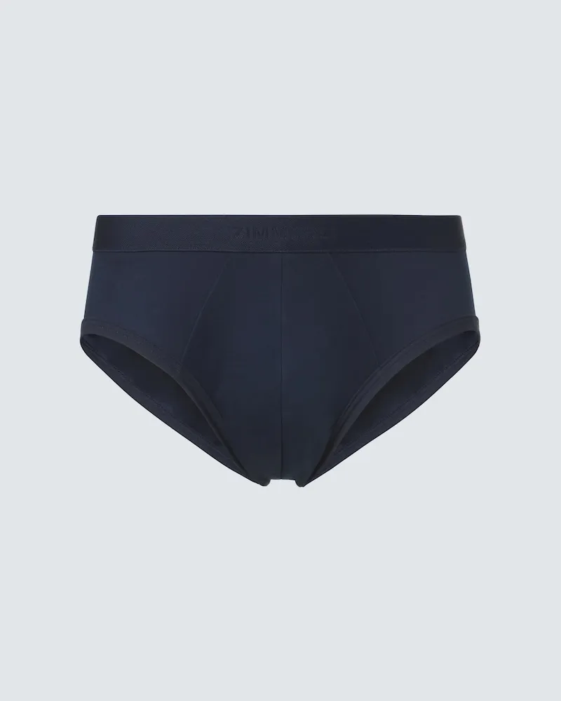 Zimmerli Slip in jersey di cotone Blu