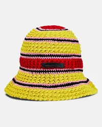 Stella McCartney Cappello da pescatore in crochet Multicolore