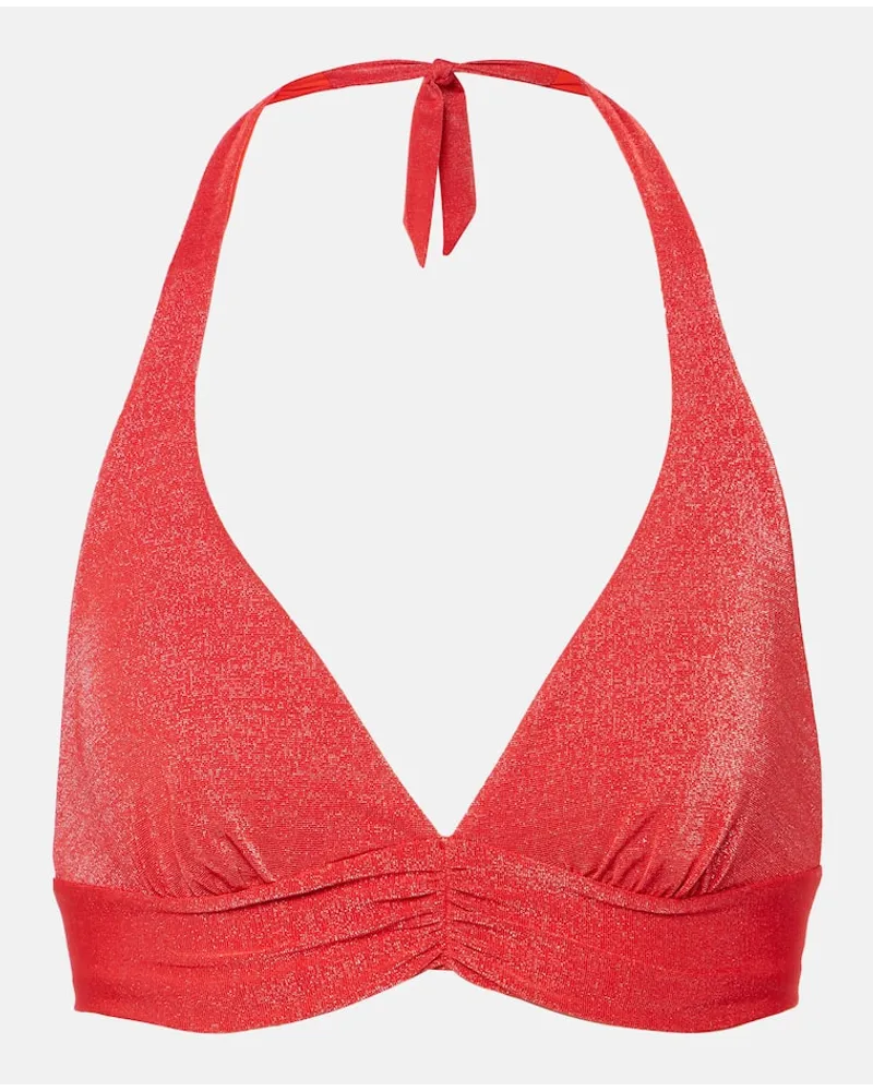 Max Mara Top bikini in LurexÂ Rosso