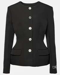 Versace Blazer Medusa '95 in lana vergine Nero