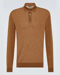 Ermenegildo Zegna Polo in lana Arancione