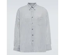 Camicia Borrowed in lino e cotone