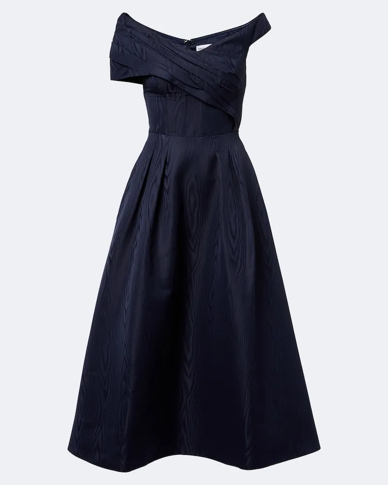 Rebecca Vallance Abito midi Sapphire asimmetrico Blu