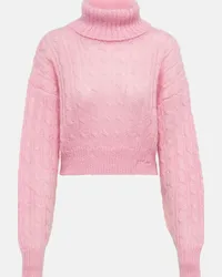 Ganni Dolcevita in misto mohair Rosa