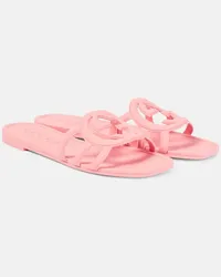 Gucci Sandali Interlocking G Rosa