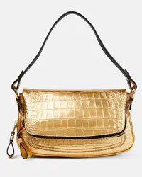 Tom Ford Borsa a spalla Jennifer Small in pelle Oro