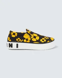 Marni x Carhartt - Slip-on con stampa Giallo