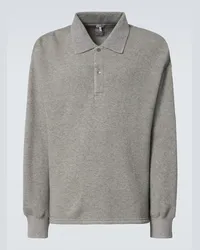 Loewe Polo in cotone e cashmere Grigio