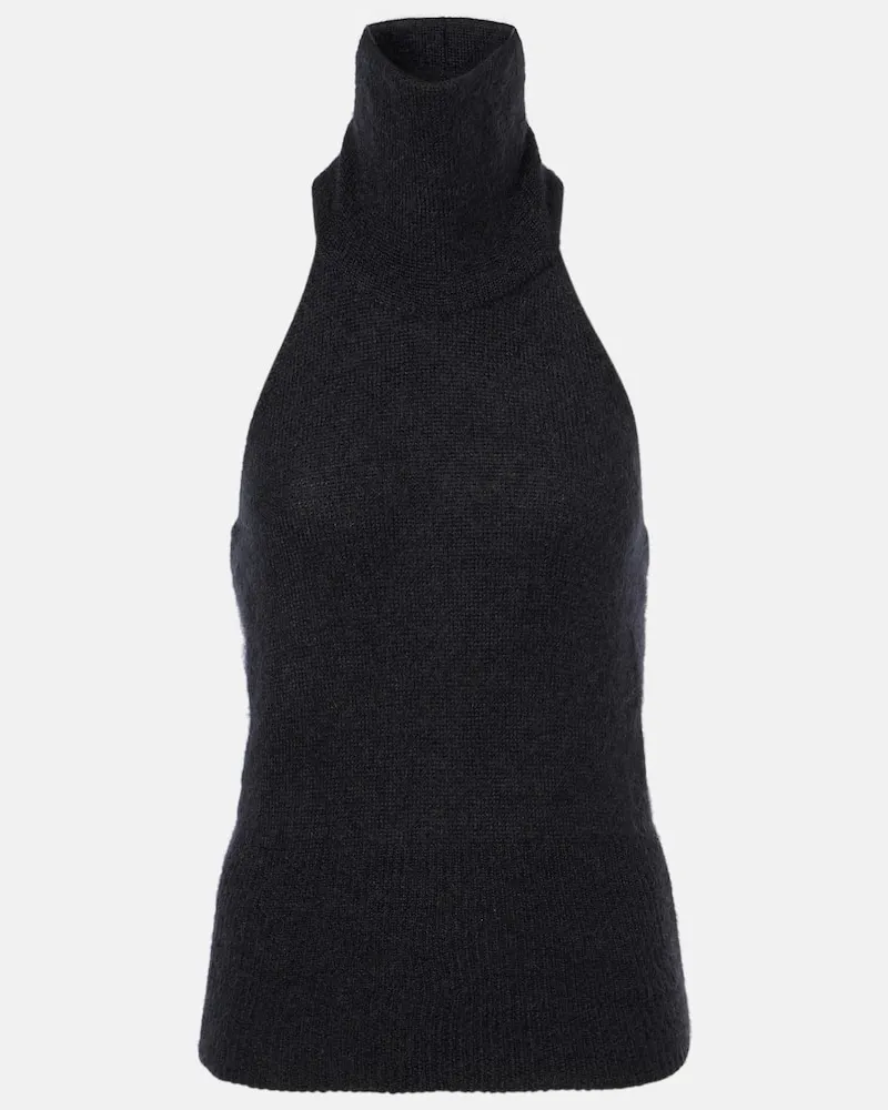 Magda Butrym Top in misto mohair Nero