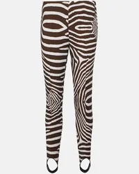 Bogner Leggings Elaine con staffe Multicolore