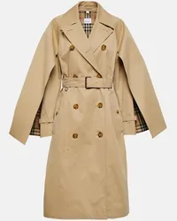 Burberry Trench in cotone con cintura Beige