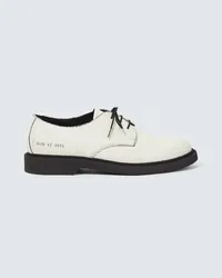 Common Projects Stringate in pelle a quadri Bianco