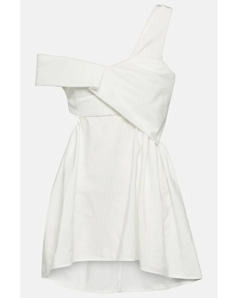Cecilie Bahnsen Top asimmetrico Sally in matelassÃ Bianco