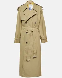 Burberry Trench in gabardine di cotone Beige