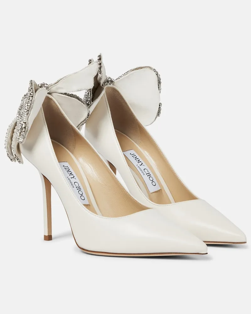 Jimmy Choo Pumps Love 100 in vernice Beige