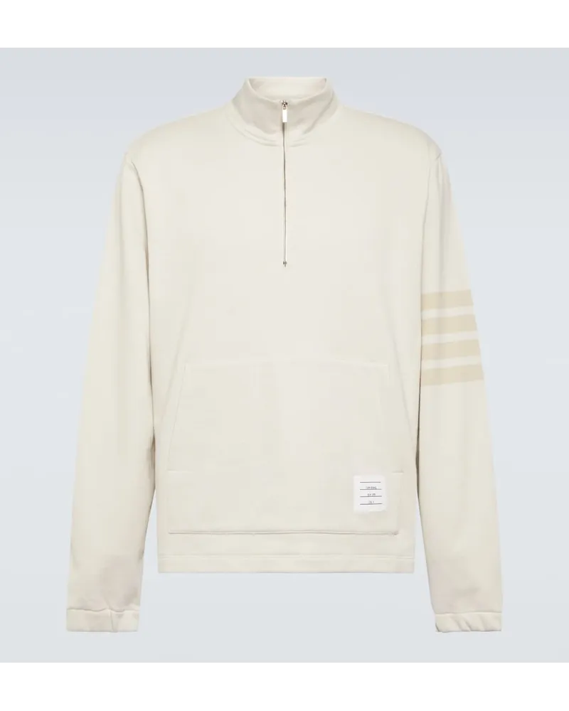 Thom Browne Felpa in cotone Bianco
