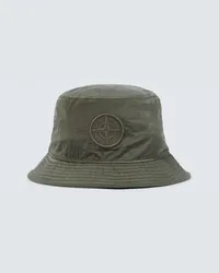 Stone Island Cappello da pescatore Compass Verde