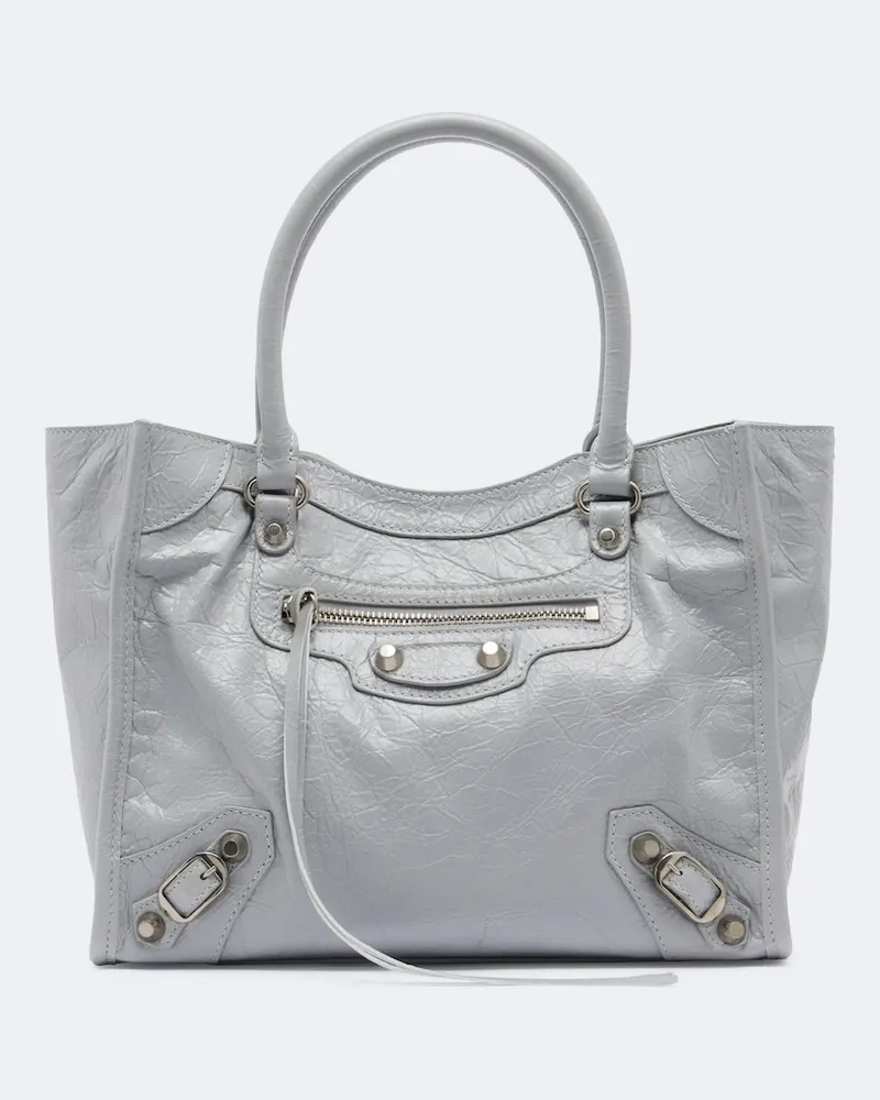Balenciaga Borsa Le City Mini in pelle Grigio