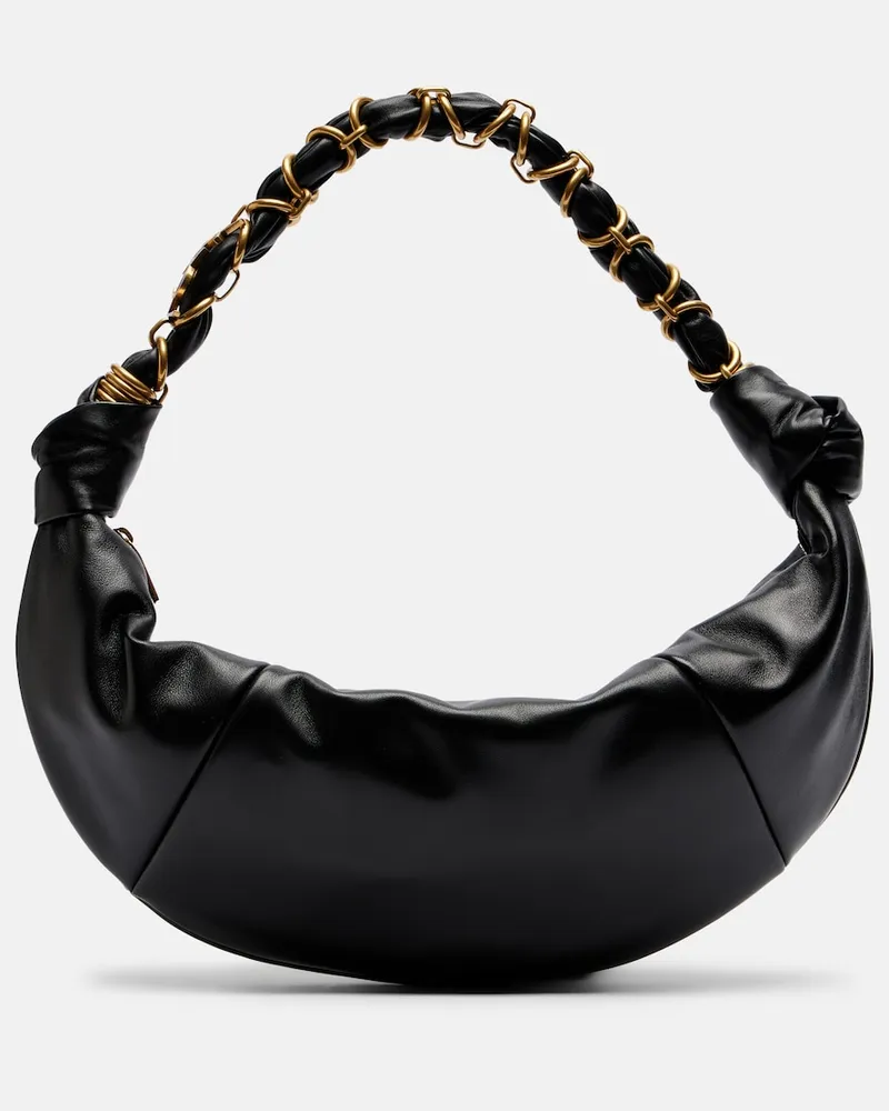 Saint Laurent Borsa a spalla Amalia Small in pelle Nero
