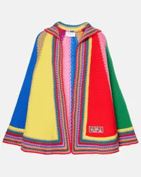 Emilio Pucci Poncho in maglia di lana Multicolore