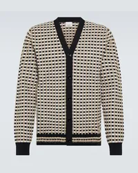 Burberry Cardigan in misto cotone a quadri Multicolore