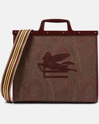 Etro Borsa Love Trotter Medium in jacquard Multicolore