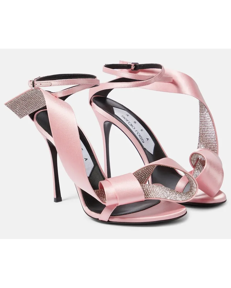 Area x Sergio Rossi - Sandali Marquise con cristalli Rosa