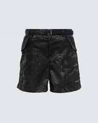 Sacai x Eric Haze - Shorts con stampa Nero