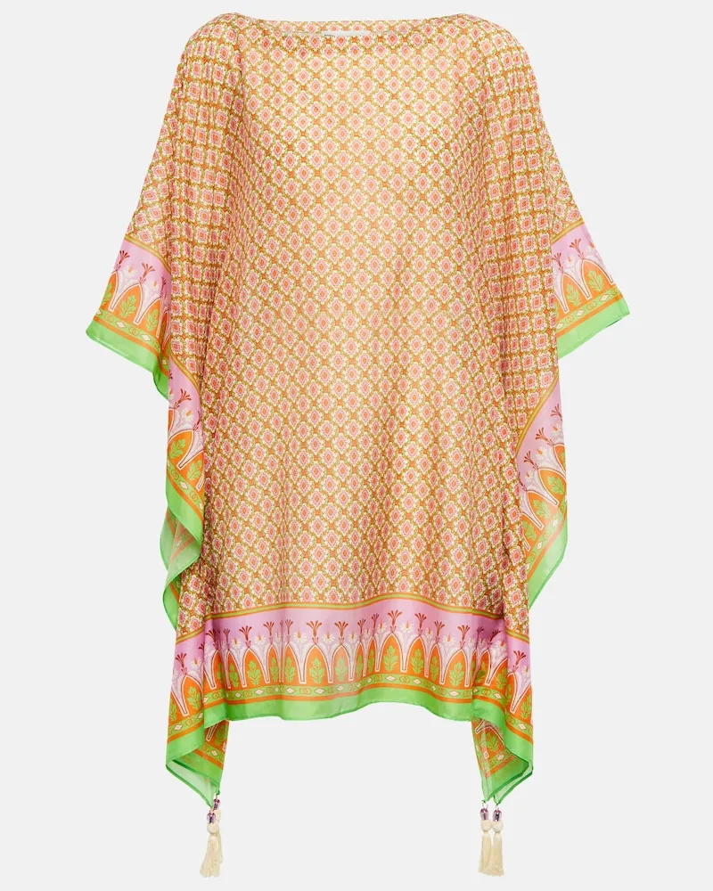 Tory Burch Pareo in cotone e seta Multicolore