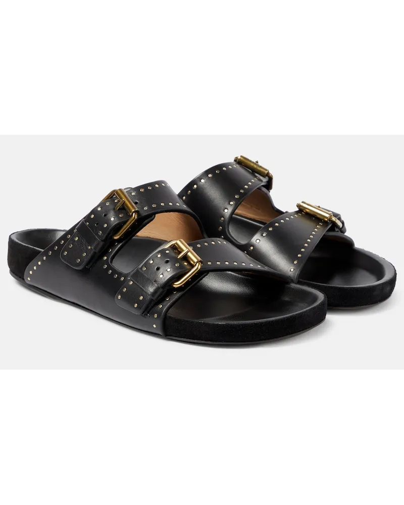 Isabel Marant Sandali Lennyo in pelle Nero