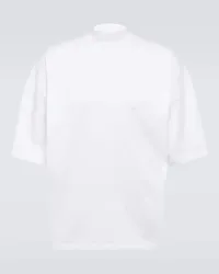 Jil Sander T-shirt in jersey di cotone Bianco